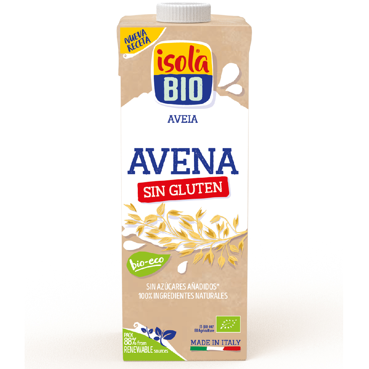 Napój owsiany BIO bezglutenowy Isola Bio 1 l