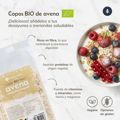 Opakowanie 2x ECO Planeta Huerto 500 g drobnych pełnoziarnistych płatków owsianych