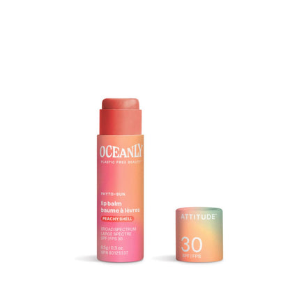 Oceanly - PHYTO-SUN Läppbalsam med färg SPF 30 - Peachy shell, Attitude, 8,5 g