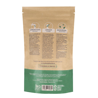 Pack 3xBikarbonat von Soda Planeta Huerto 1 Kg