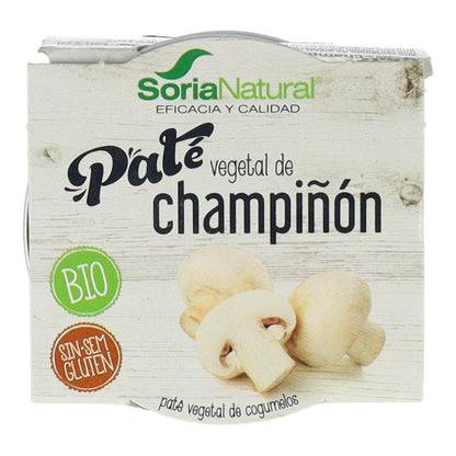 Pâté de légumes aux champignons naturels Soria, 2 unités de 50 g