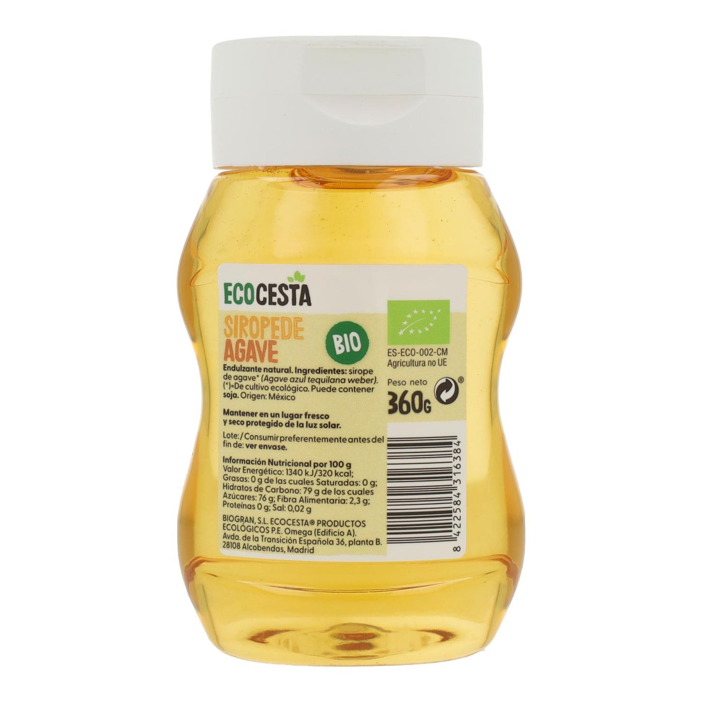 Bio-Agavensirup Ecocesta 360 g