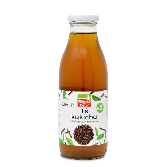 Té Kukicha Bio en botella de cristal La Finestra Sul Cielo 500 ml