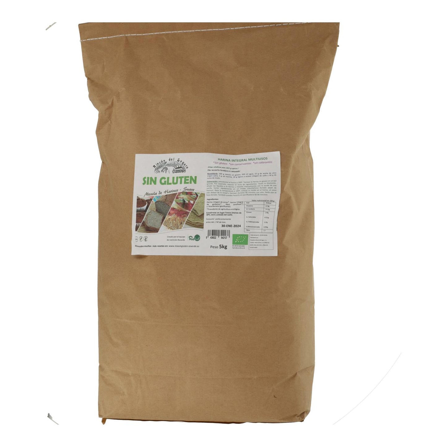 Organic gluten-free soft flour mix 5 kg