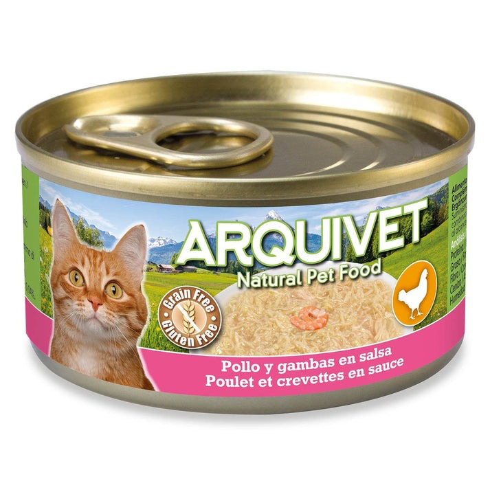 Arquivet Chicken and Prawns in Sauce 80 g Wet cat food