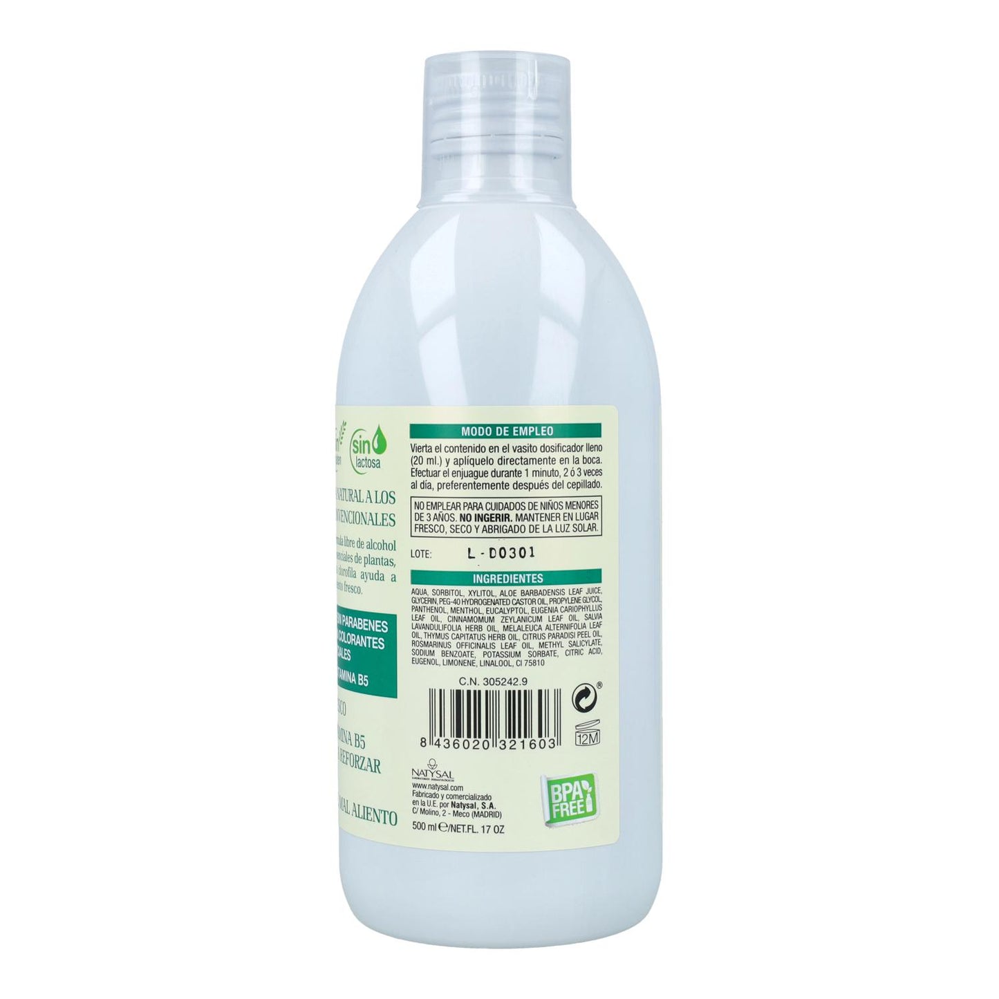 Płyn do płukania jamy ustnej Herbal Nature Natysal 500 ml