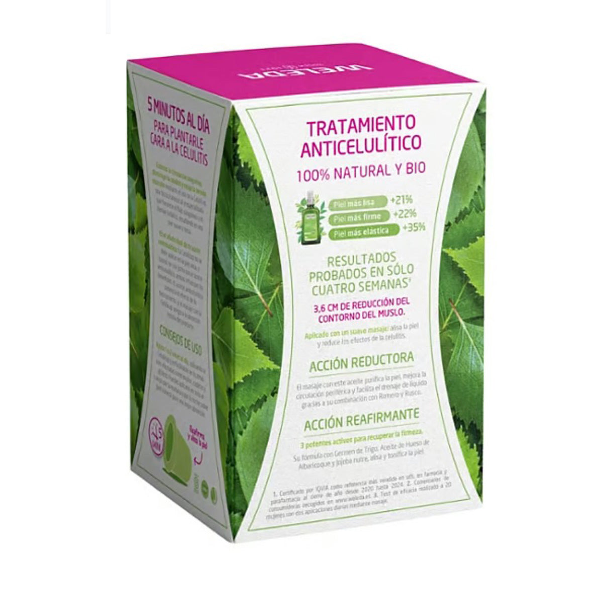 Podwójny zestaw olejku przeciwcellulitowego z brzozy 2x100 ml + PREZENT Celulicup Weleda