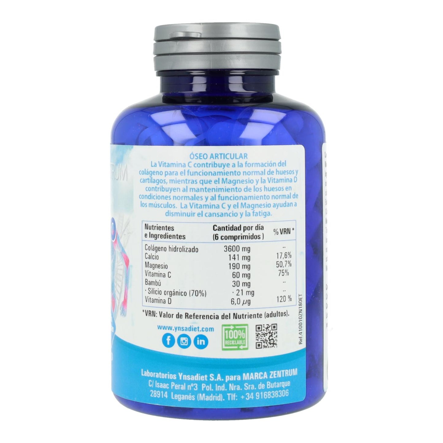 PC collageen zentrum gehydrolyseerd Ynsadiet 180 capsules