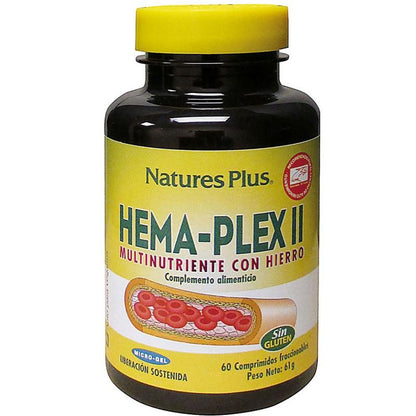 Hema-Plex II Nature's Plus 60 comprimés