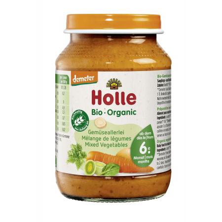 ECO-burk med blandade grönsaker +6 månader Holle 190 g