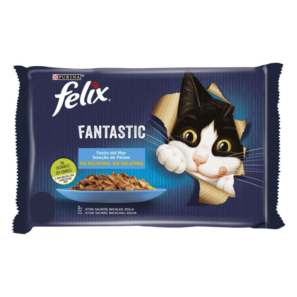 FELIX Fantastic Festín del Mar in gelatine 12 x 85 g