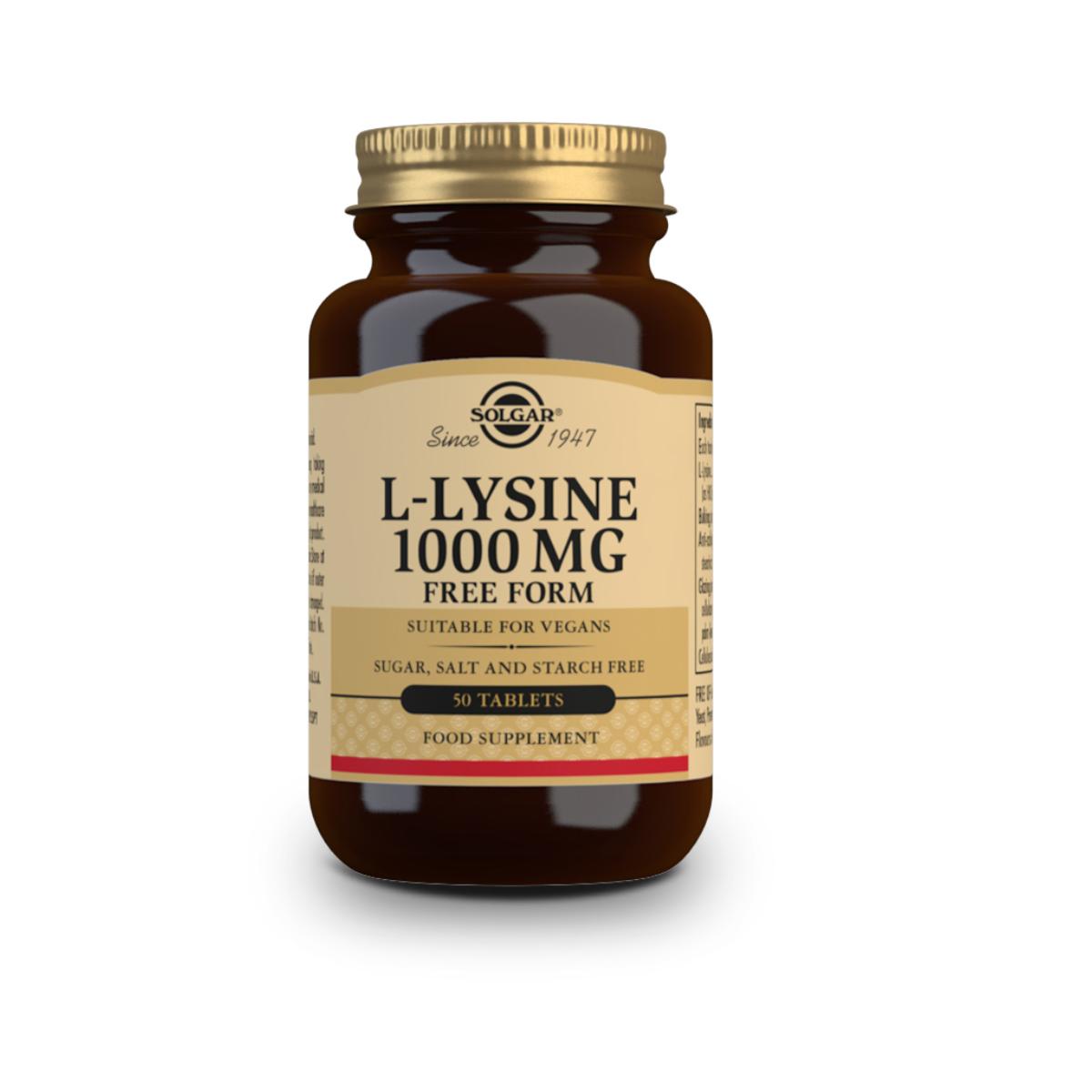 L-lizyna, tabletki 1000 mg   50 kapsułek