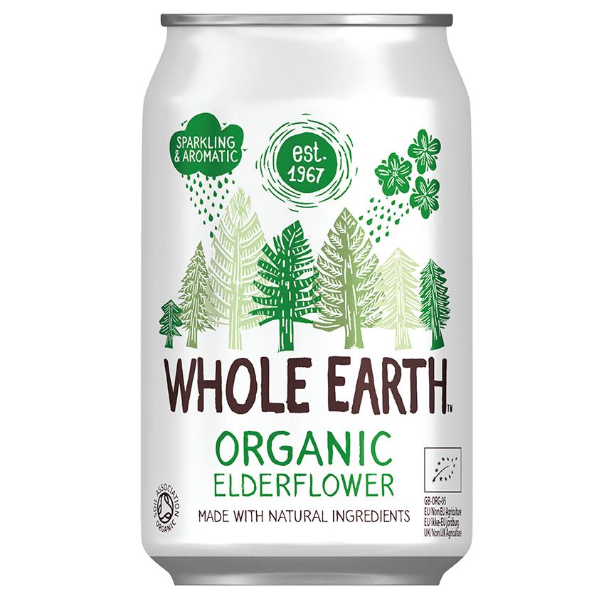 Napój ekologiczny z czarnego bzu Whole Earth 330 ml