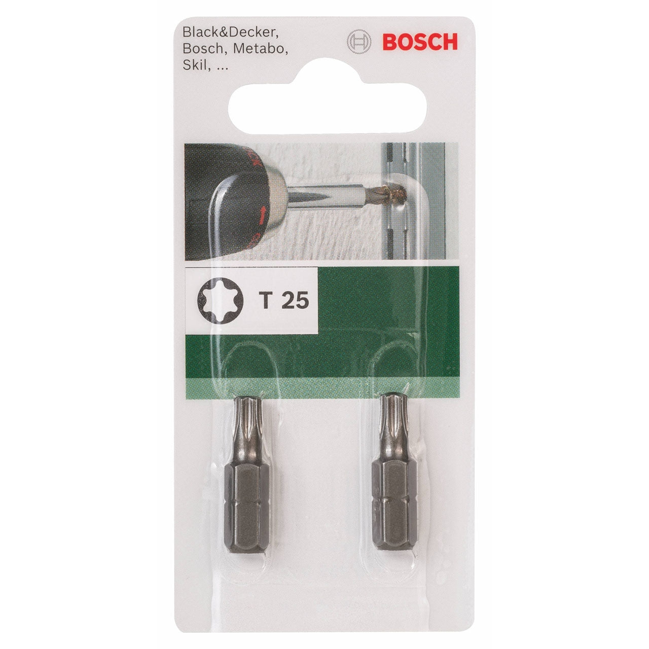 Pack de 2 embouts Bosch Torx T 25 25 mm