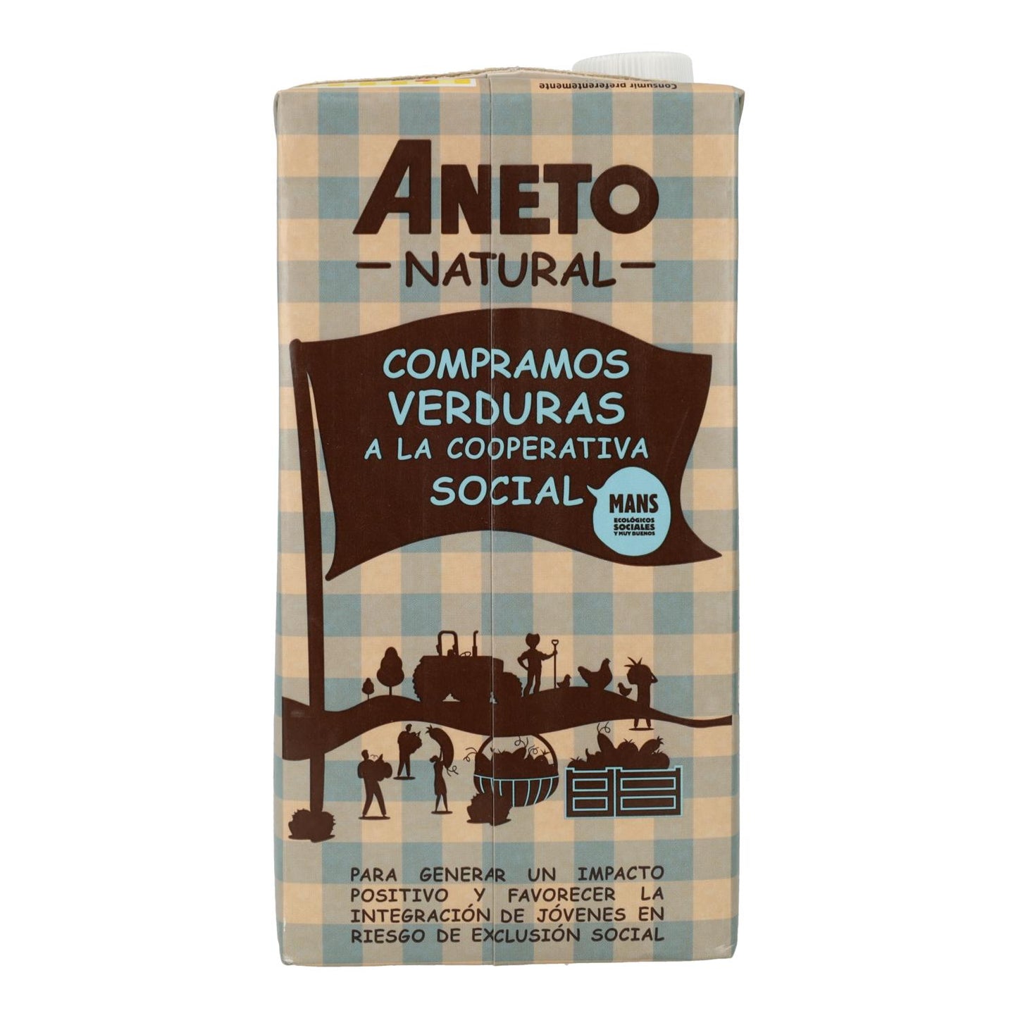 Caldo natural de pescado con verduras ECO Aneto 1L