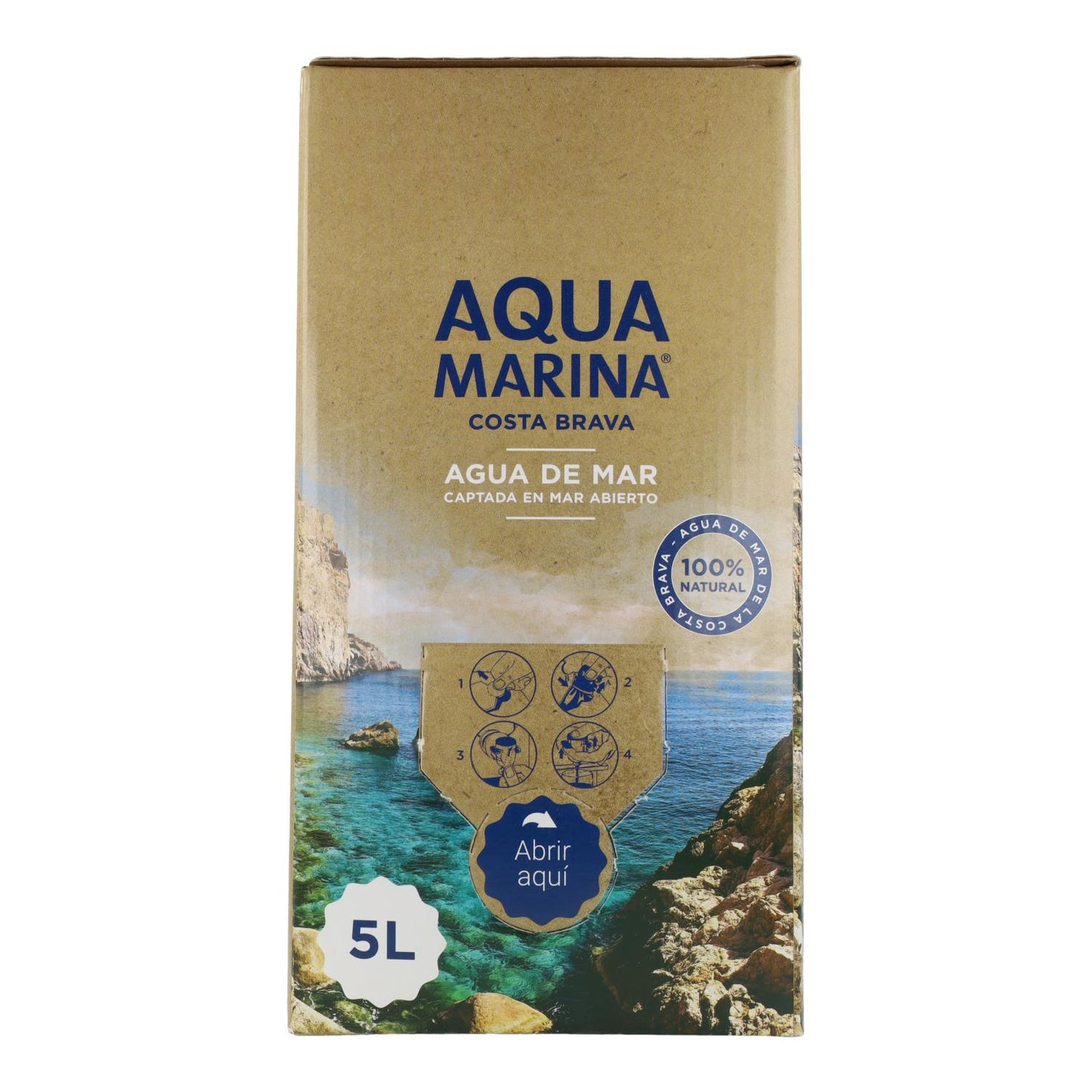 Acqua di mare isotonica Bag in Box Aquamarina 5 L
