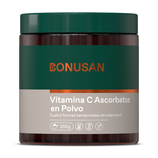 Vitamine C en poudre d'ascorbates Bonusan 250 grammes