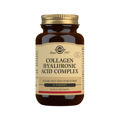 Collageen hyaluronzuur complex 30 tabletten 120 mg-Solgar