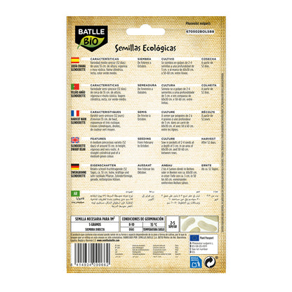 Biologische Slenderette-bonenzaden Batlle