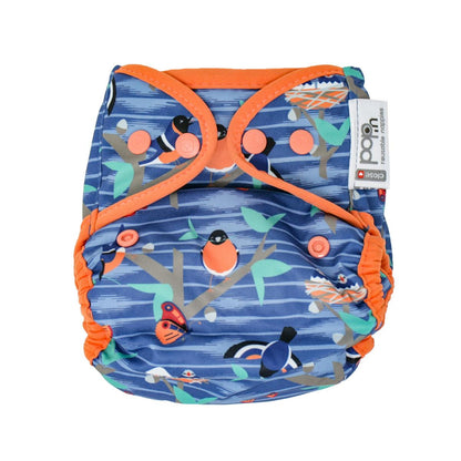 Pop-in Round the Garden-overtrek met drukknopen