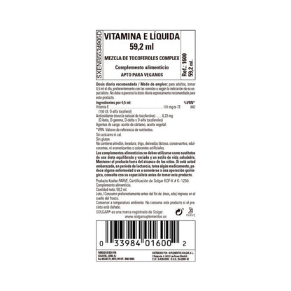 Vloeibare vitamine E, 59,2 ml