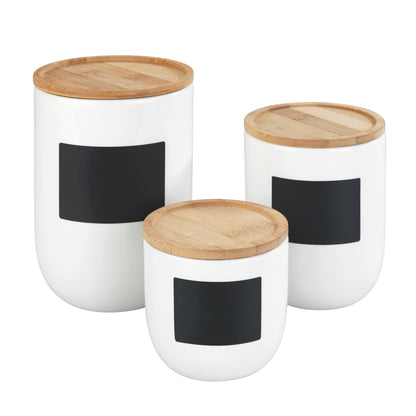 Bote con tapa y zona de escritura Waia 0,8 lts