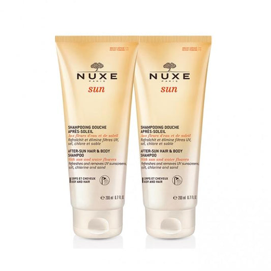 Shampooing douche après-soleil pour le corps et les cheveux NUXE Sun DUPLO 2x200 ml Nuxe 2 x 200 ml