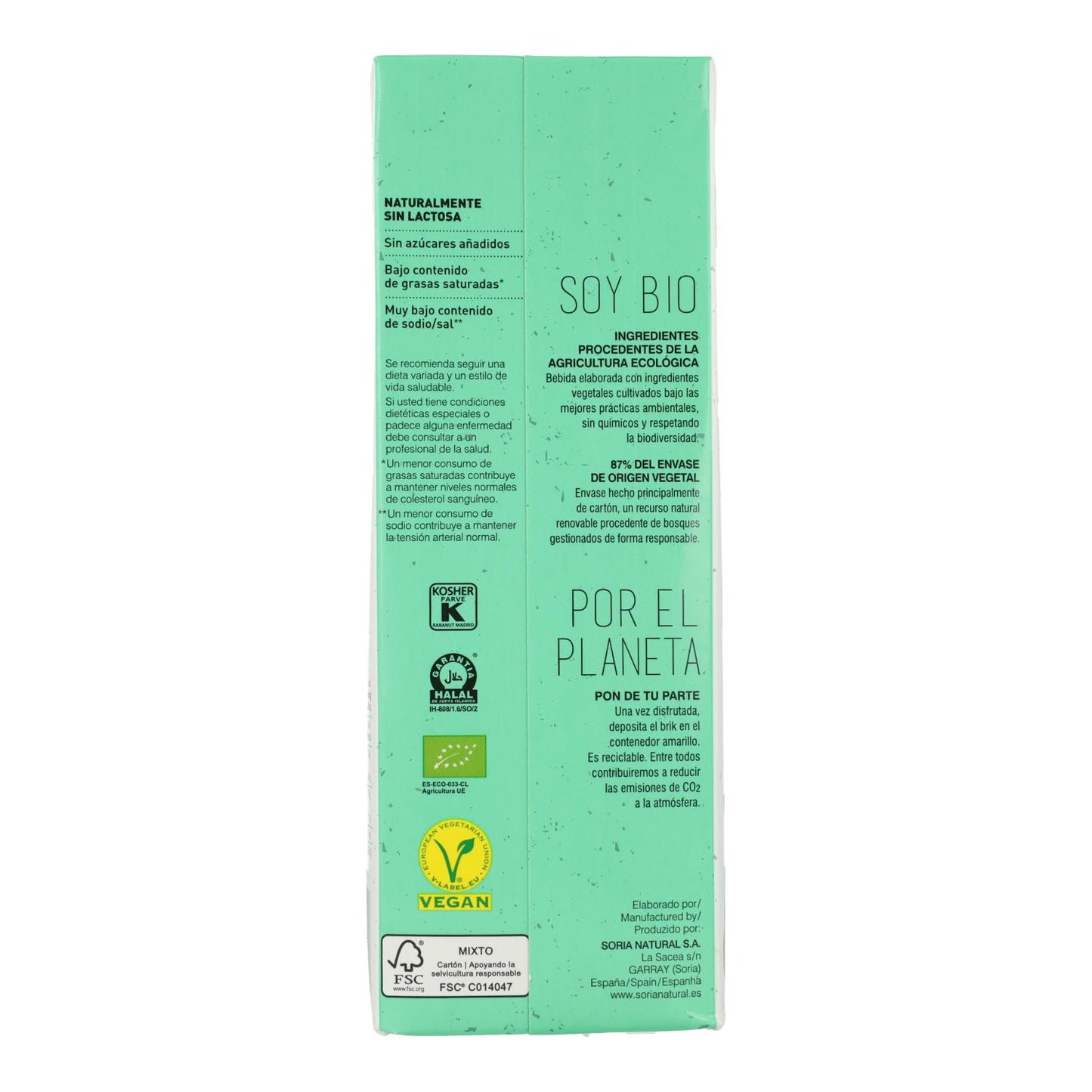 Napój owsiany Soria Natural 1 l