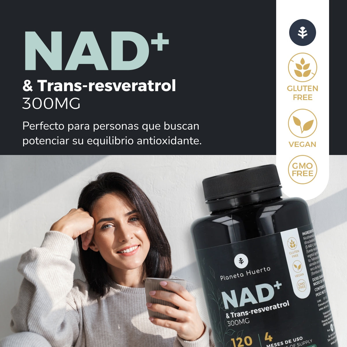 NAD+ Transresweratrol Planeta Huerto 120 kapsułek