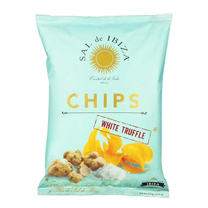 Patatas chips Trufa Blanca Sal de Ibiza 125 g