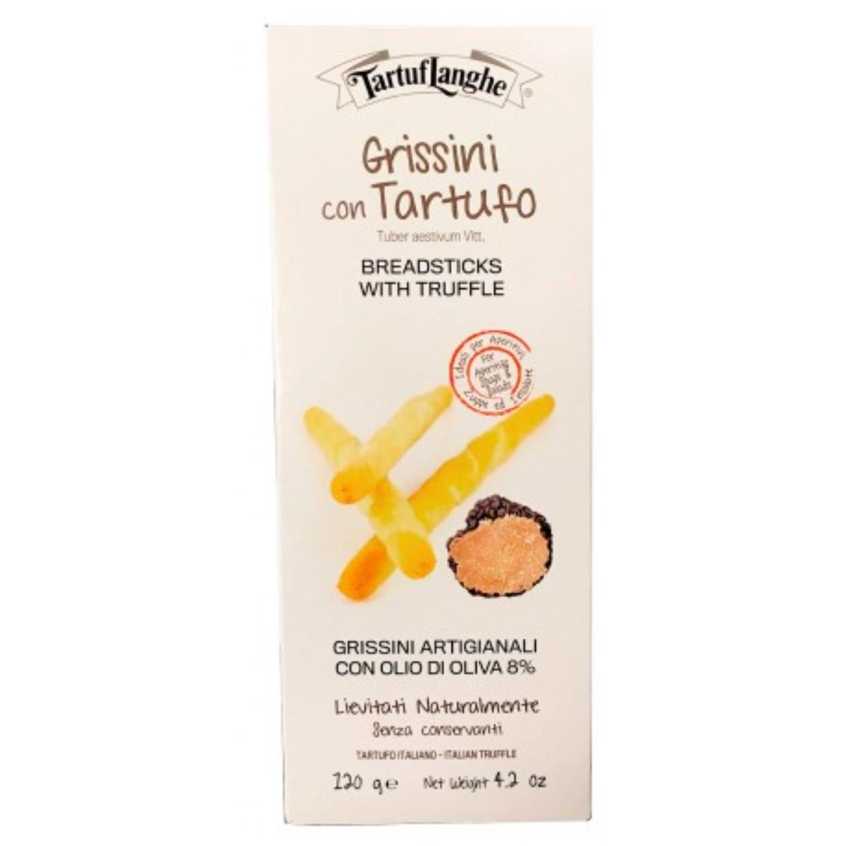 Grissini Paluszki chlebowe z czarnym truflami Tartuflanghe 120 g