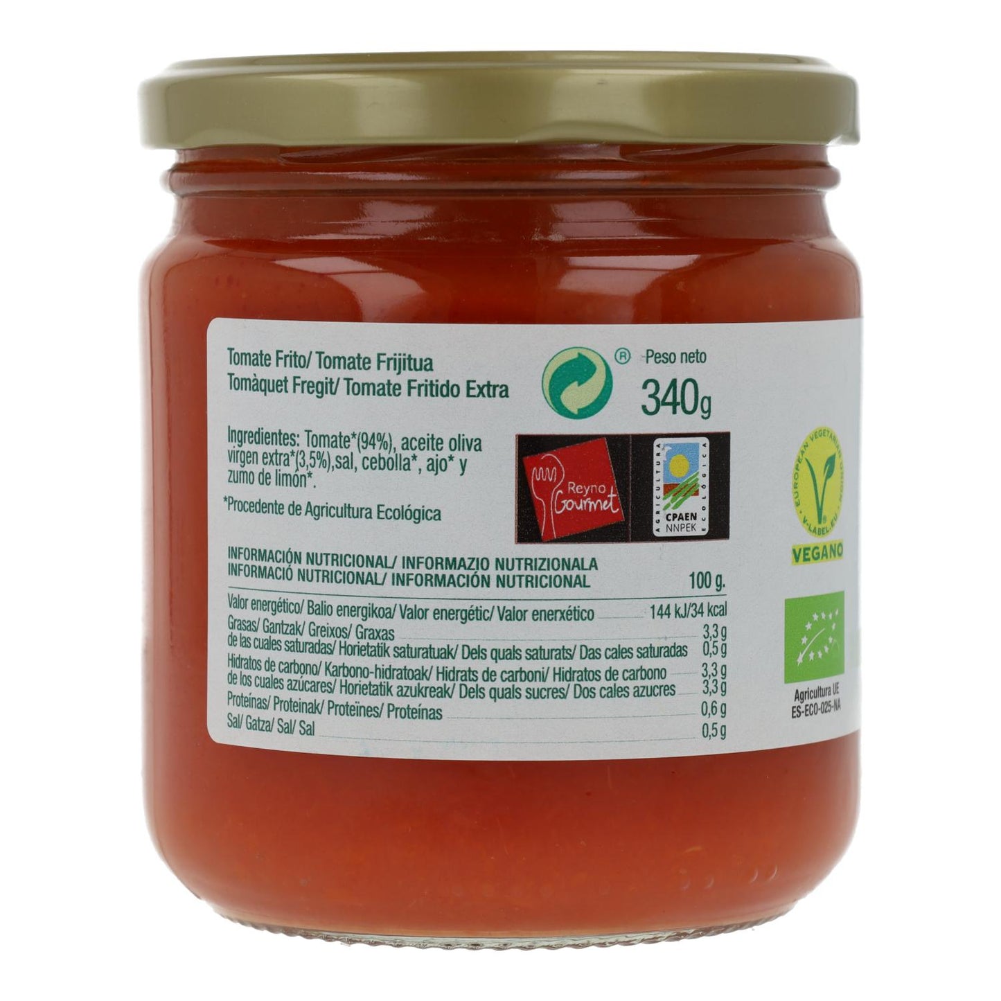 Pack 6x Sauce tomate bio maison sans sucre Ékolo 340 g