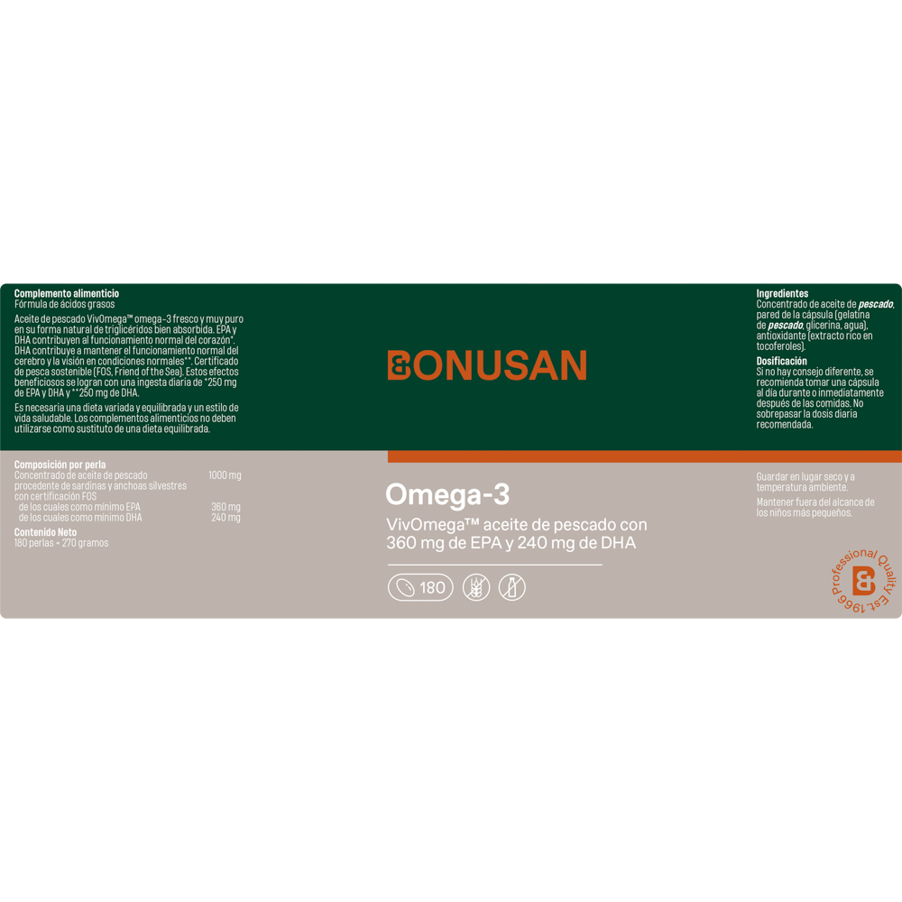 Confezione 2x Omega-3 Bonusan 180 capsule