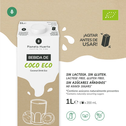 Bebida de Coco Eco Planeta Huerto 1L