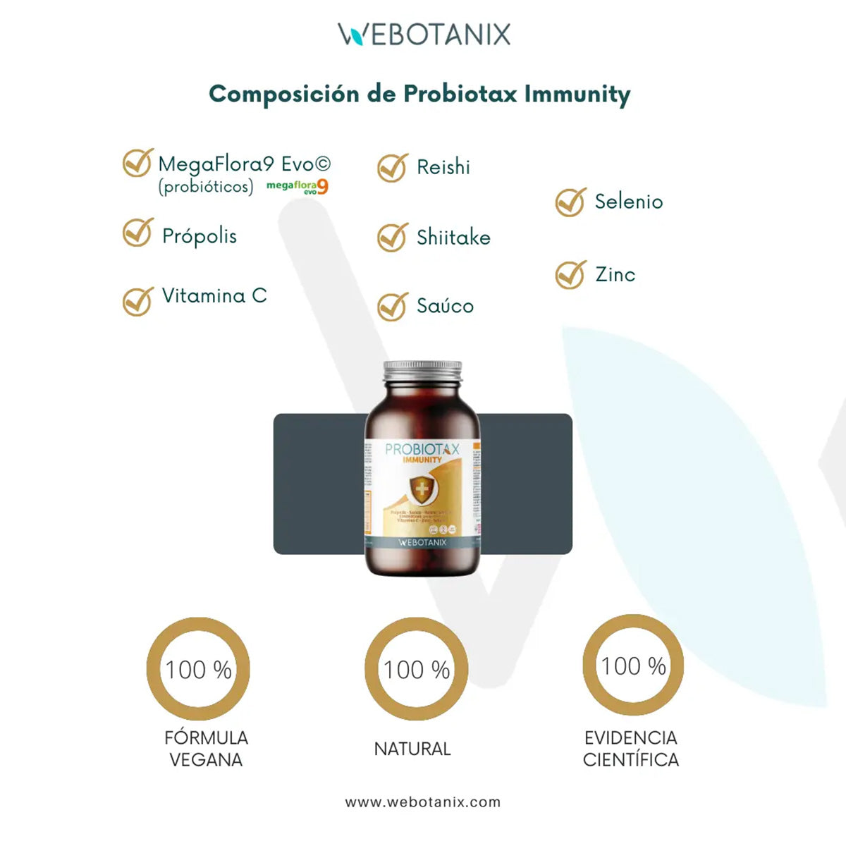 Probiotax Immunity Defensas WeBotanix 45 kapsułek