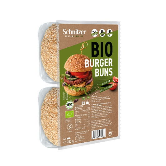 Bio-Hamburgerbrötchen Schnitzer, glutenfrei, 4 Stück à 62,5 g