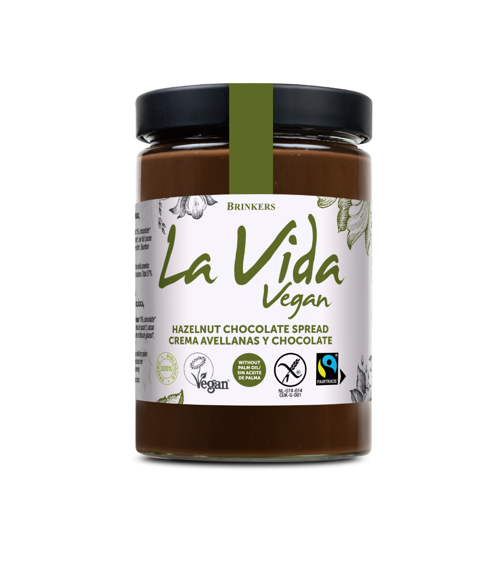 Vegan Gluten-Free Chocolate and Hazelnut Spread La Vida Vegan 270 g