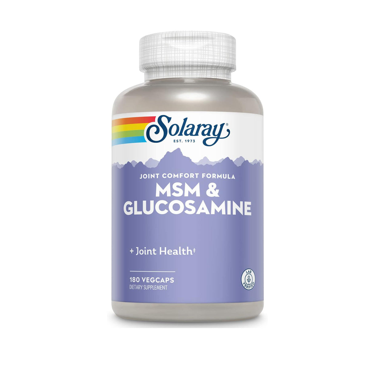 Big MSM & Glucosamina, Solaray, 180 capsule vegane