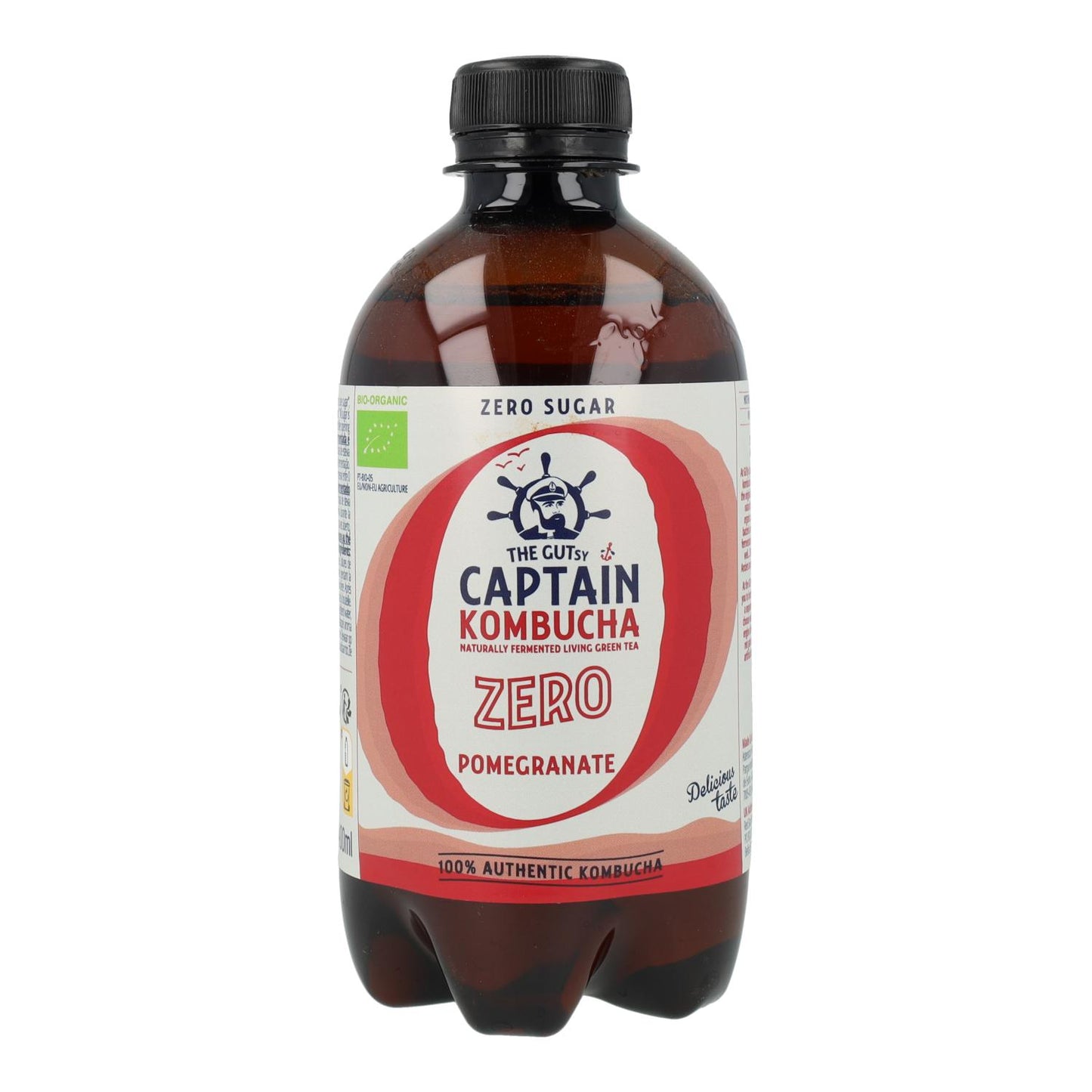 Kombucha Zero Granat BIO Captain Kombucha 400 ml