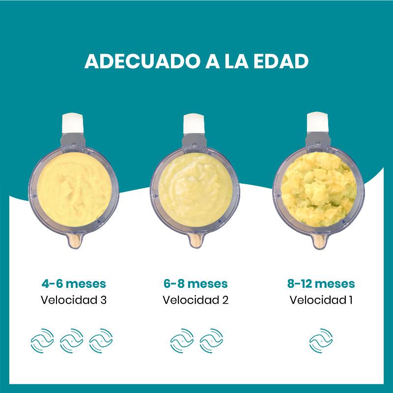 Robot multifonction Nutribaby (+) Blanc Babymoov Gris industriel