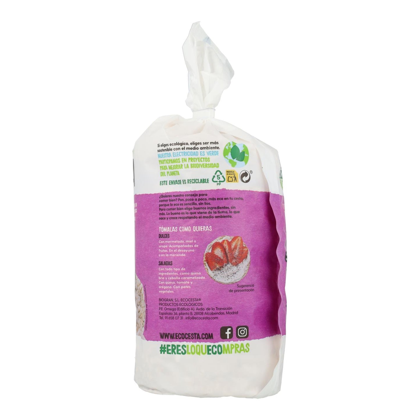 Organic Rice and Quinoa Cakes Ecocesta 120 g