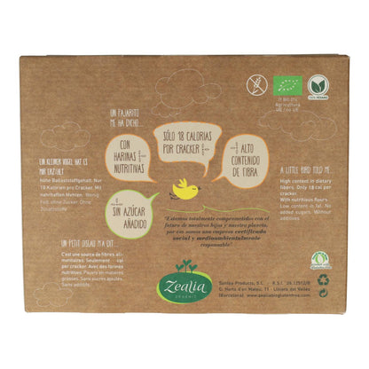 Glutenfreie Bio-Cracker aus Buchweizen und Quinoa Zealia 120 g