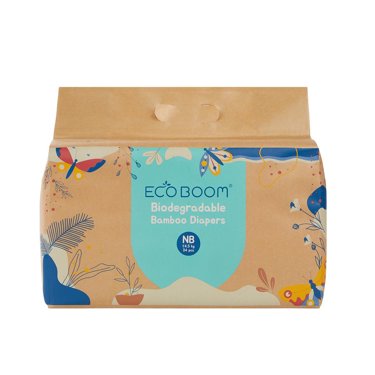 Bambuswindeln Ecoboom T1 34 Stück