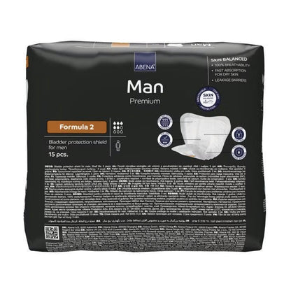 Ochraniacze dla mężczyzn z nietrzymaniem moczu Formula 2 ABENA Man 15 szt.